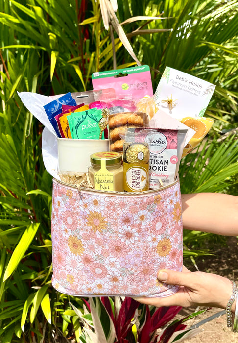 ‘Warm and Cosy’ Floral Multi Use Gift Bag with Mug or Wine Options