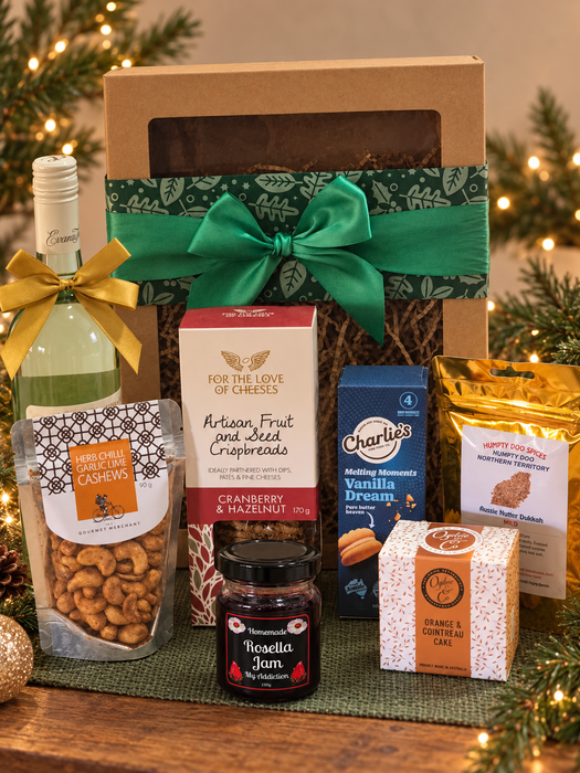 Christmas Wine & Nibbles Gift Box