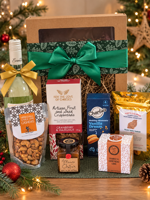 Christmas Wine & Nibbles Gift Box