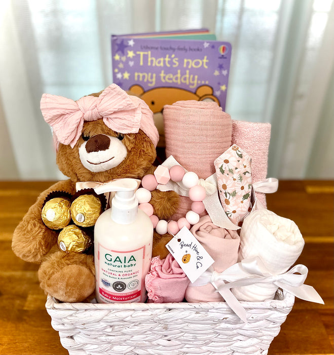 Baby Girl Gift Basket