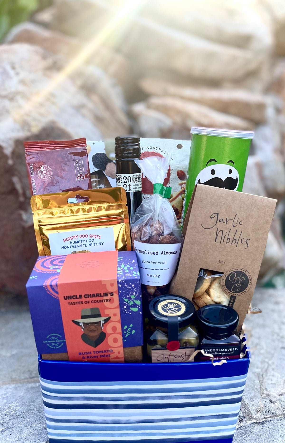 Wine And Classic Snacks Gift Box Territory Gift Baskets wine-and-classic-snacks-gift-box-territory-gift-baskets